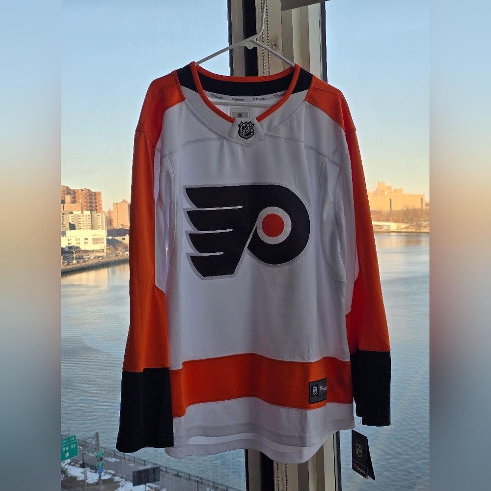 Philadelphia Flyers Away White Blank Jersey